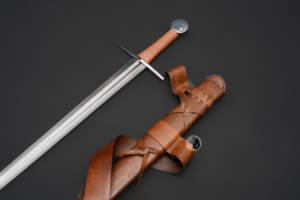 Arming sword + scabbard